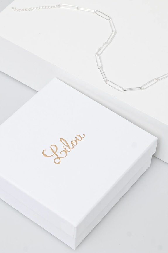 Lilou ezüstözött nyaklánc 249/400/LAN/NO14/20/SR ezüst SS25