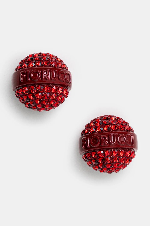Fiorucci klipsy Mini Crystal Lollipop Gift Box czerwony U01FMAJE145MT04RD01