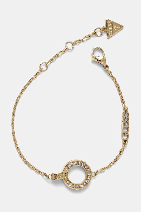 Náramek Guess CIRCLE LIGHTS zlatá JUBB03.162JW