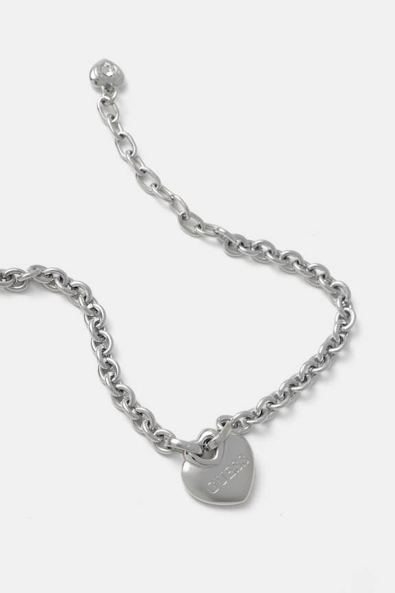 Guess bransoletka CRAZY IN LOVE JUBB05.217JW srebrny SS25