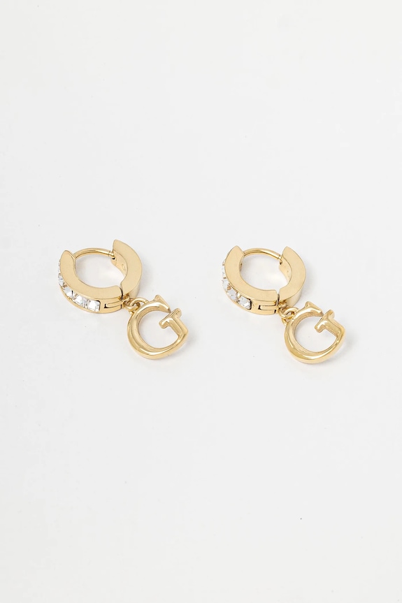 Guess kolczyki HUGGIE ME złoty JUBE03.148JW