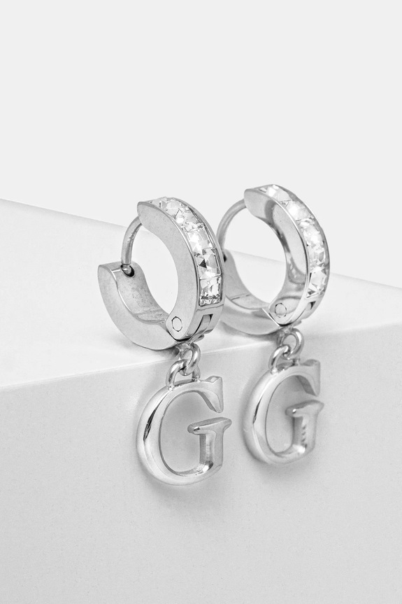 Guess kolczyki HUGGIE ME srebrny JUBE03.148JW