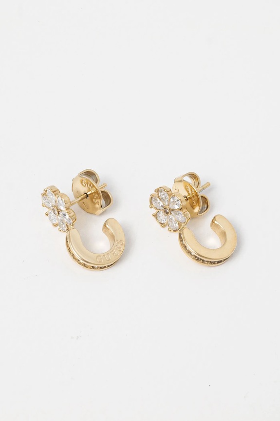 Σκουλαρίκια Guess LILY ζιρκόνια χρυσαφί JUBE05.110JW