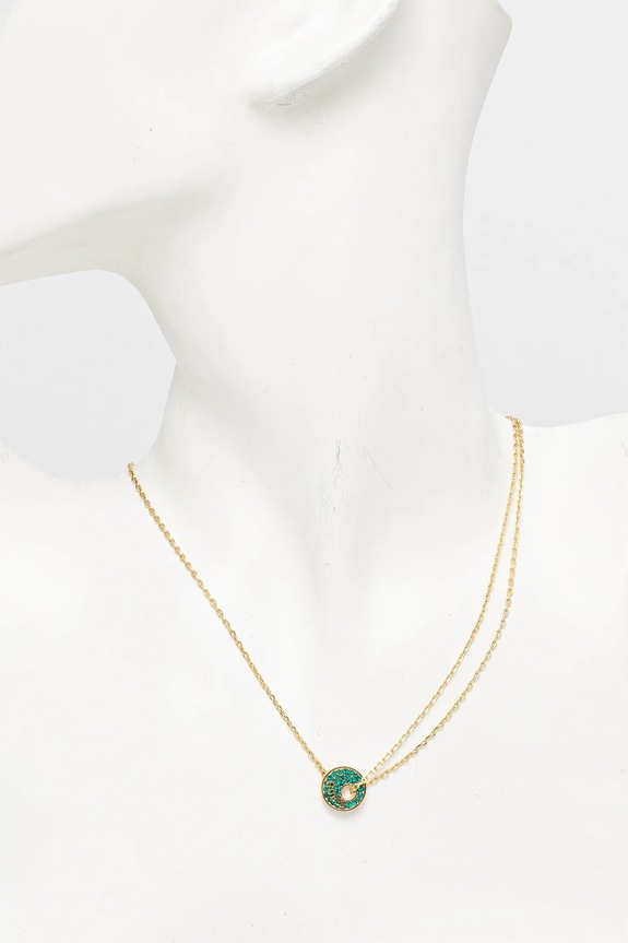 Doplňky Náhrdelník Guess BLOOMING SUMMER JUBN05.226JW zlatá