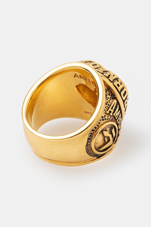 Strieborný prsteň AMBUSH Heart Class Ring 12114804 zlatá SS25