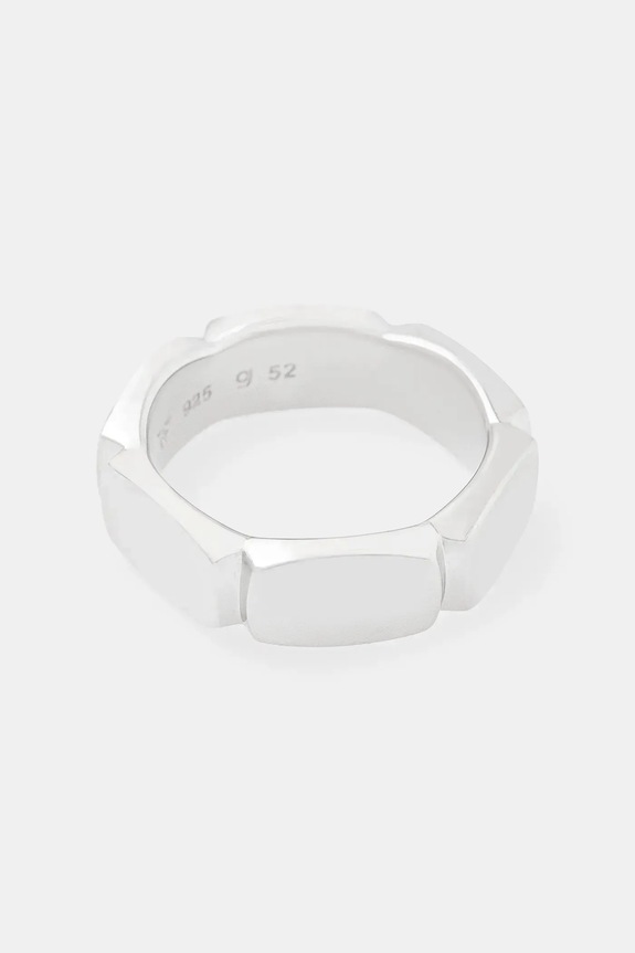 Tom Wood inel de argint Umi Band Ring Medium argint argintiu 101441