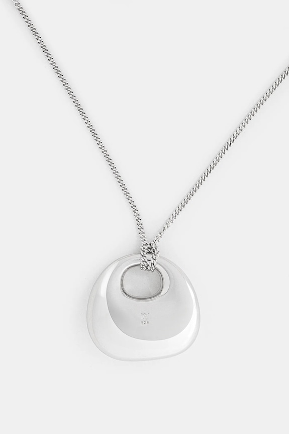 Tom Wood colier de argint Bao Pendant 101300 argintiu SS25