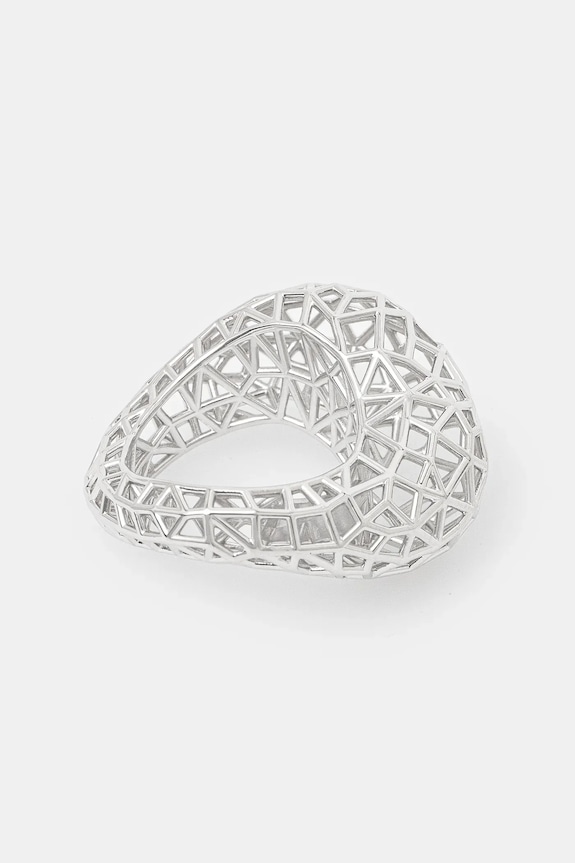 Tom Wood pierścionek srebrny Maze Ring 101413 srebrny SS25