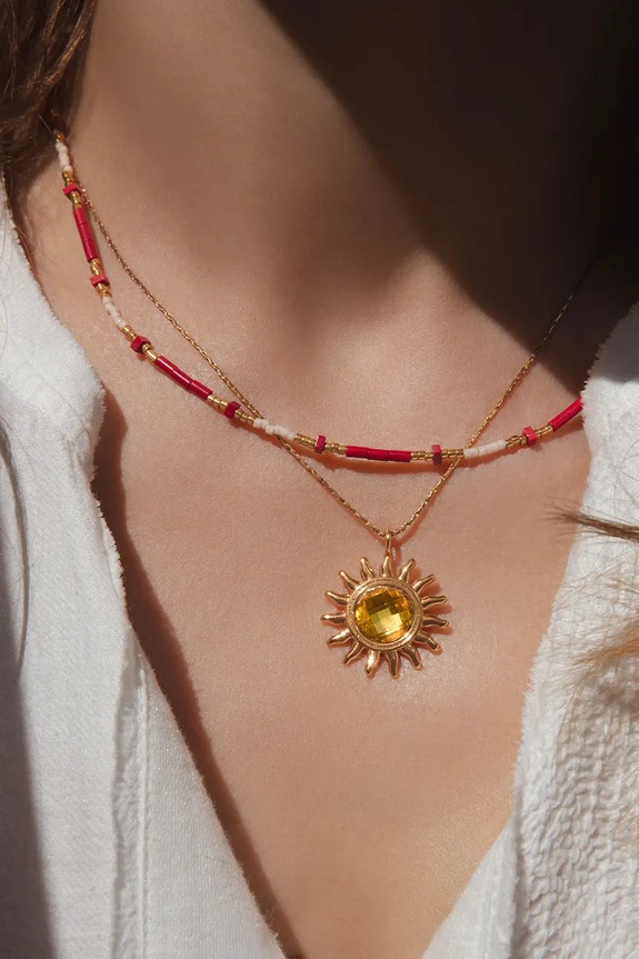 Αξεσουάρ Κολιέ Lilou 252/400/LAN/CZE/PO χρυσαφί