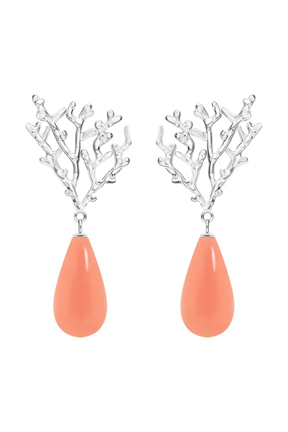 Lilou orecchini placcati in argento argento 253/46/KOL/KOR/SR