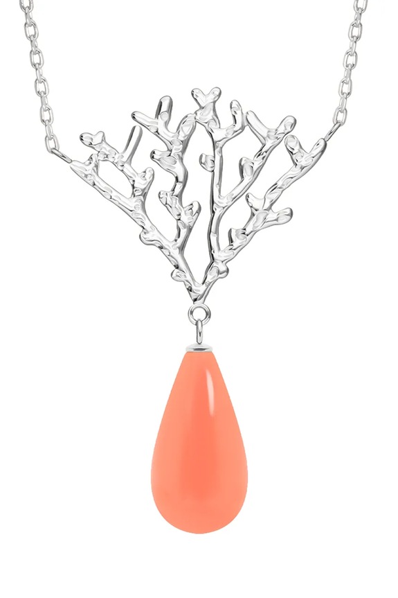 Επάργυρο κολιέ Lilou ασημί 253/380/LAN/KOR/48/SR