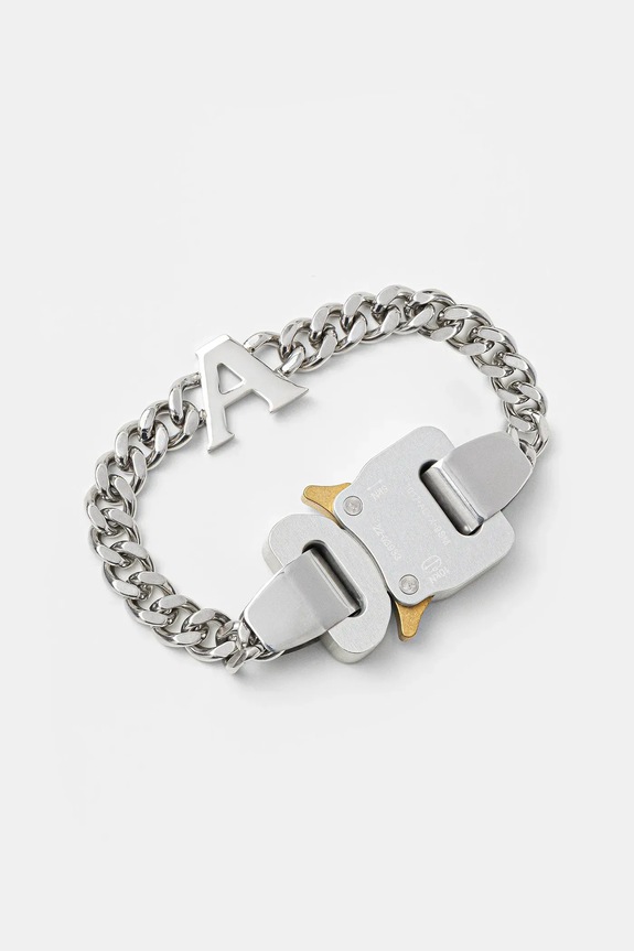 1017 ALYX 9SM bracelet buckle bracelet with charm silver AAUJW0220OT01