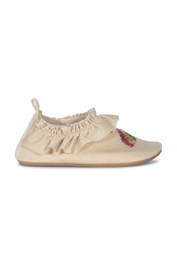 Konges Sløjd pantofi de apă pentru copii BEATRICE SWIM SHOES KS102637 bej