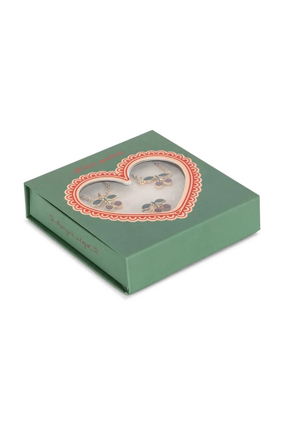Otroški komplet nakita Konges Sløjd CHERRY JEWELRY SET KS102943 zlata SS25