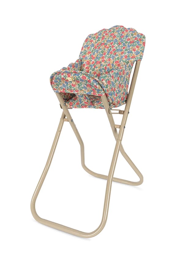 DÍVKA Židlička pro panenky Konges Sløjd DOLL HIGH CHAIR KS102656 vícebarevná