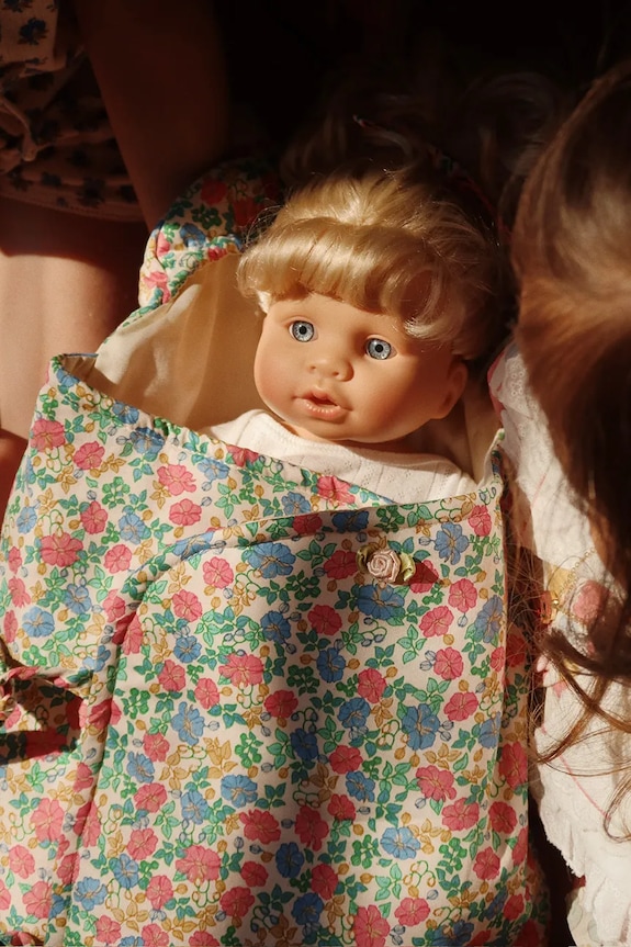 DÍVKA Panenka Konges Sløjd SALLY DOLL KS103013 růžová