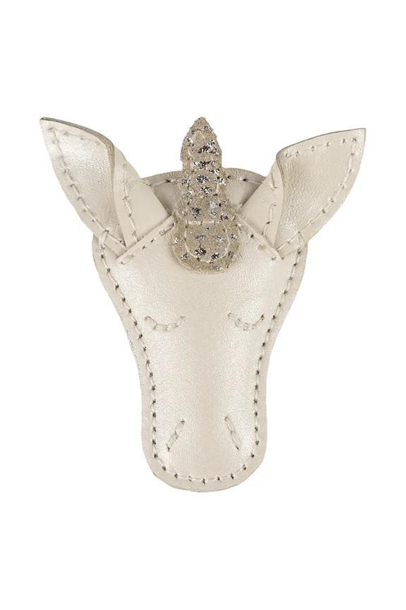 Donsje spinka do włosów dziecięca Blinc Clip Unicorn biały 6029006