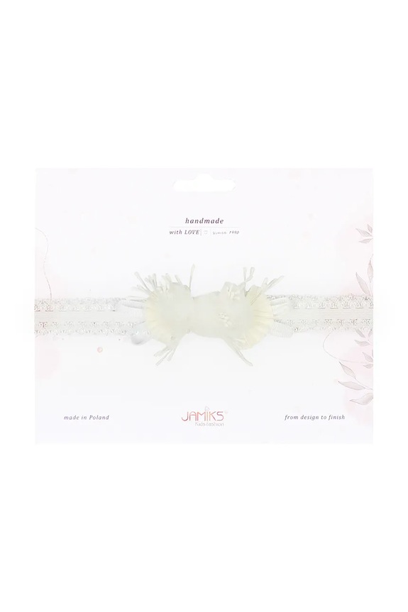 Jamiks cerchietto bambini GOLDIE GOLDIE.Opaska.JLH080.G bianco SS25