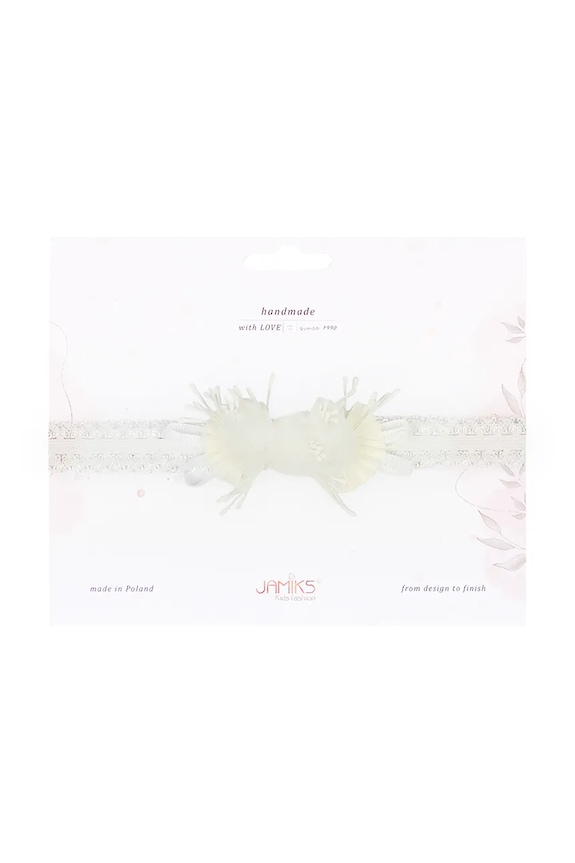 Jamiks cerchietto bambini GOLDIE GOLDIE.Opaska.JLH080.G bianco SS25