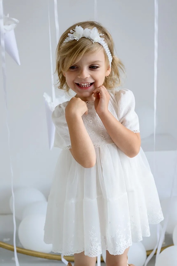 Jamiks cerchietto bambini GOLDIE GOLDIE.Opaska.JLH080.G bianco