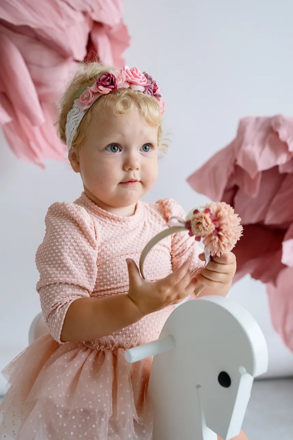 Jamiks cerchietto bambini VIERA rosa VIERA.Opaska.JLH049.G