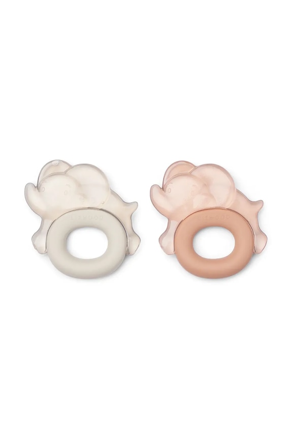 Liewood dințisori pentru bebeluși Rita Elephant Cooling Teether 2-Pack 2-pack LW19703 bej SS25