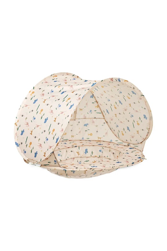 Liewood namiot dziecięcy Everett Pop Up Tent With Paddling Pool beżowy LW19727