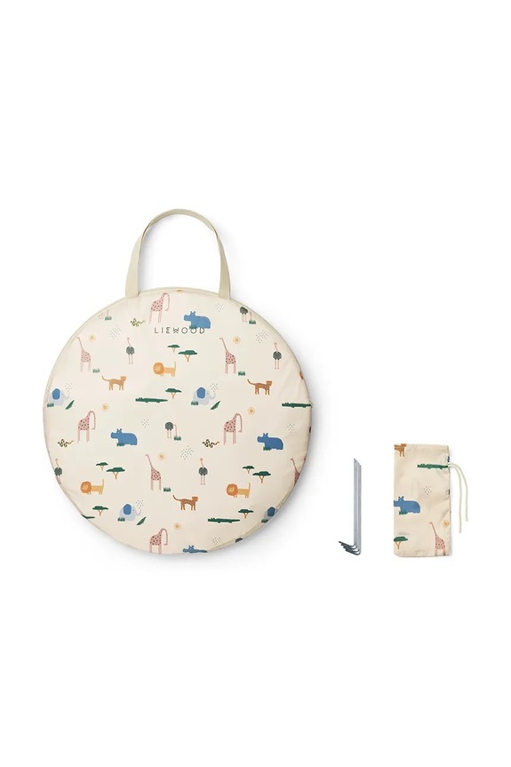 Liewood namiot dziecięcy Everett Pop Up Tent With Paddling Pool beżowy LW19727