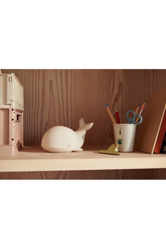 Παιδικό φωτιστικό κομοδίνου Liewood Winston Whale Night Light LW19936 μπεζ