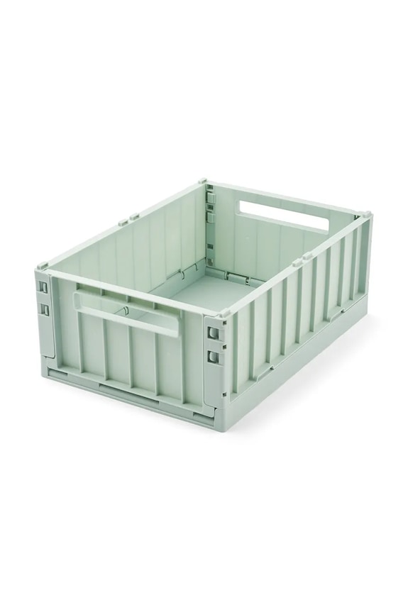 Съд за съхранение Liewood Weston Storage Box M 1-pack зелен LW19963