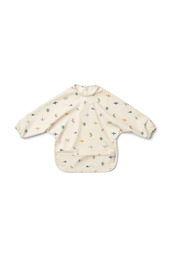 Liewood śliniak niemowlęcy Merle Printed Cape Bib Produkt niemowlęcy beżowy LW20010