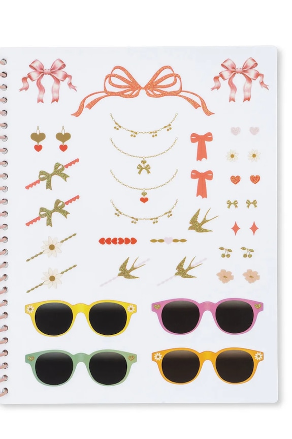 Konges Sløjd książeczka z naklejkami GLAM ME UP STICKER BOOK KS102869