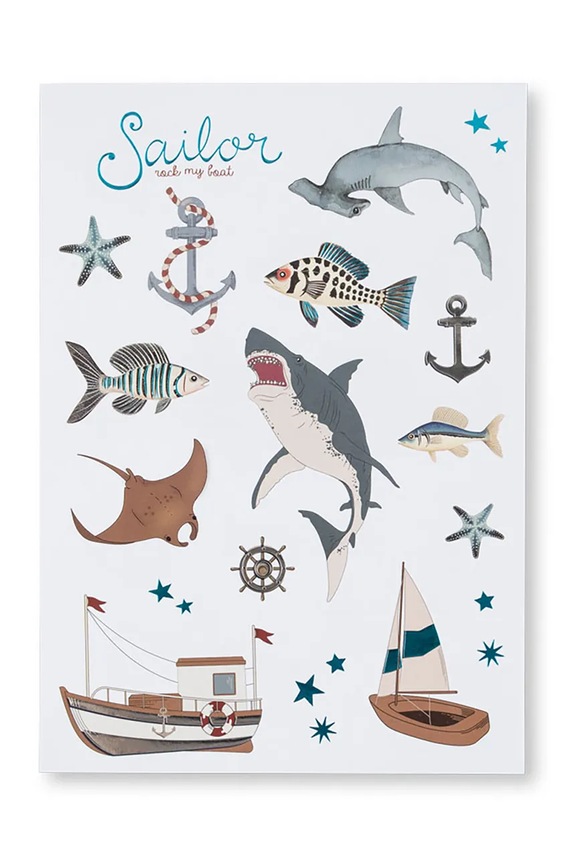 Konges Sløjd naklejki A STICKER A DAY KS102871 beżowy SS25