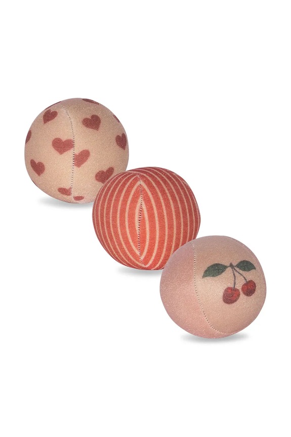 Konges Sløjd minge de plajă 3 PACK NEOPRENE BEACH BALL 3-pack roz KS102453