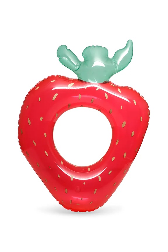 Konges Sløjd koło do pływania dziecięce SWIM RING STRAWBERRY KS102484 czerwony SS25