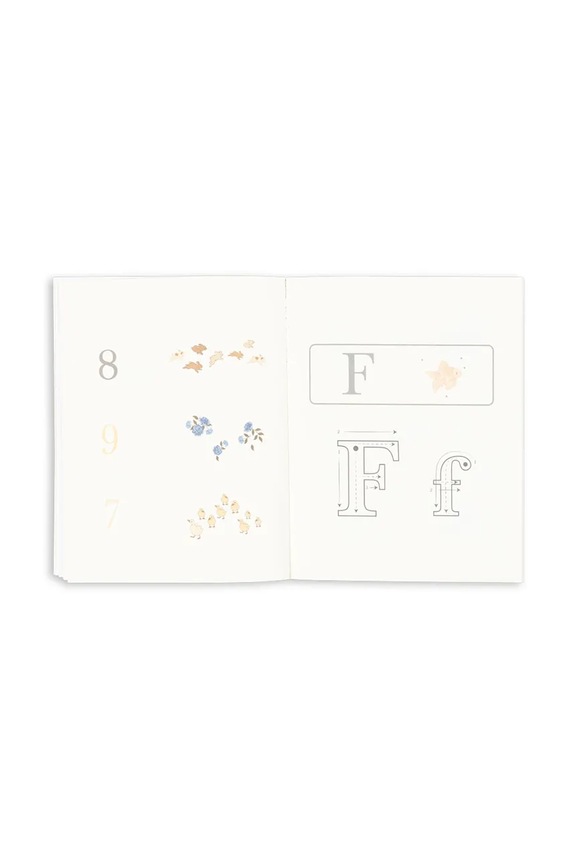 Brožura se samolepkami Konges Sløjd ACTIVITY BOOK WITH COLOR PENCILS KS103119 béžová SS25