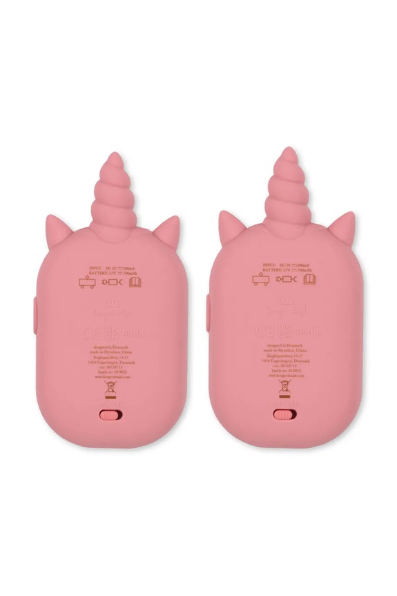 Konges Sløjd stație emisie-recepție GLITTER UNICORN WALKIE TALKIE KS103144 roz SS26
