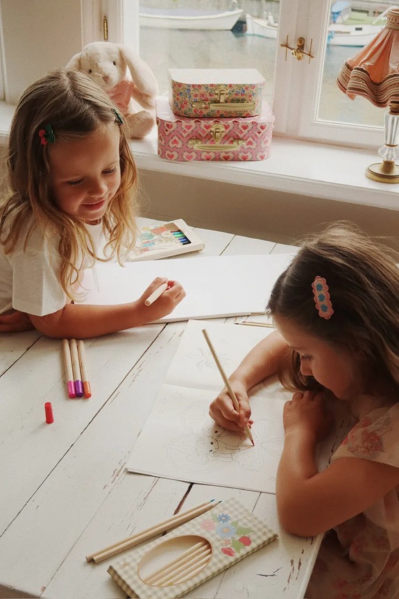 Комплект принадлежности за рисуване Konges Sløjd LITTLE ARTIST SET KS103285 розов