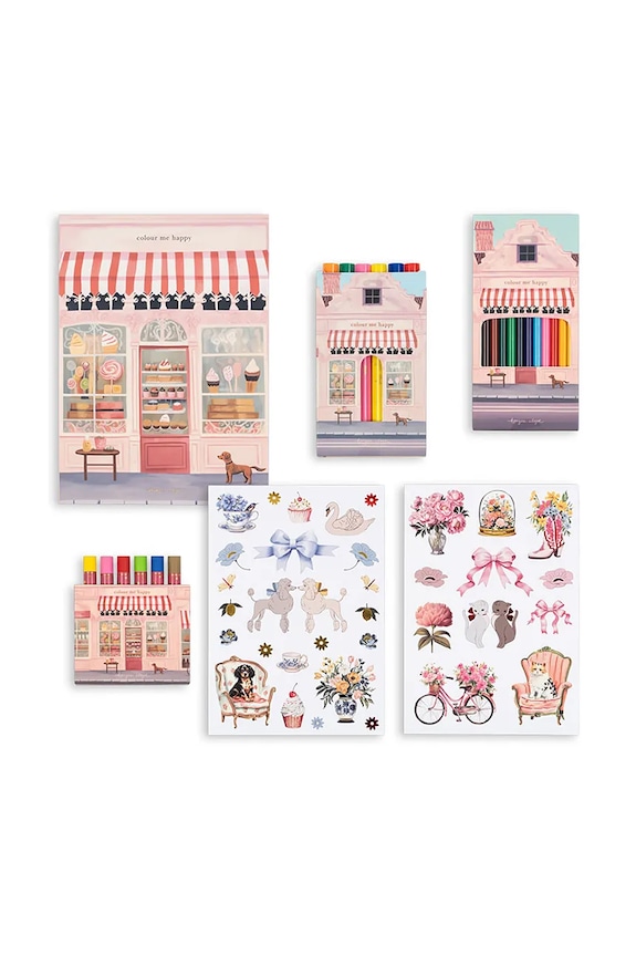 Комплект принадлежности за рисуване Konges Sløjd LITTLE ARTIST SET KS103285 розов SS25