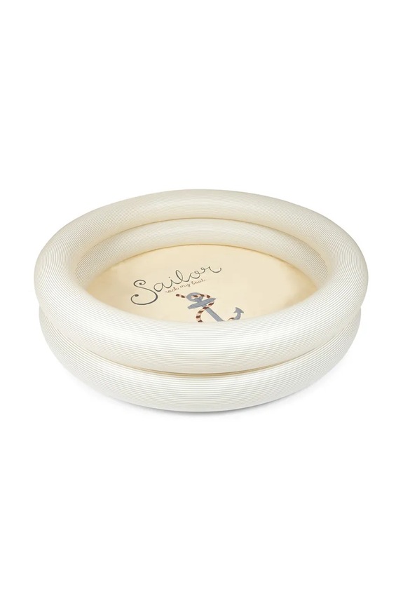Konges Sløjd basen dla dzieci BASIC 2 RING POOL LARGE Produkt niemowlęcy beżowy KS103087