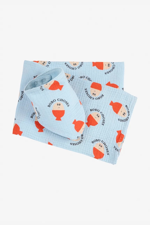 Bobo Choses set pentru copii Morning Egg albastru 125AH008