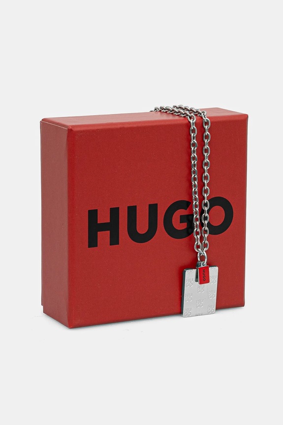 Akcesoria HUGO naszyjnik 50536269 srebrny