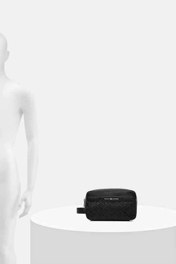 Νεσεσέρ καλλυντικών Tommy Hilfiger μαύρο AM0AM13049