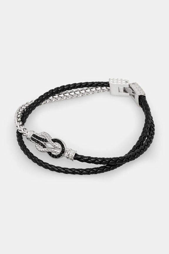 Náramek Guess SAILOR KNOT Dárkový box stříbrná JUMB05.029JW