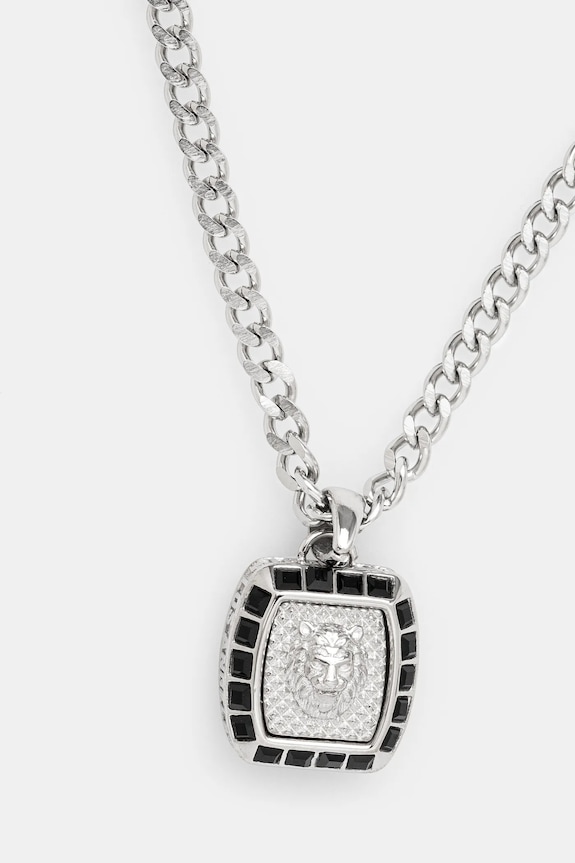 Guess naszyjnik LION KING JUMN05.008JW srebrny AW25