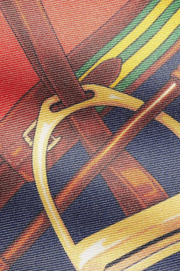 Шелковый галстук Polo Ralph Lauren оранжевый 712964847