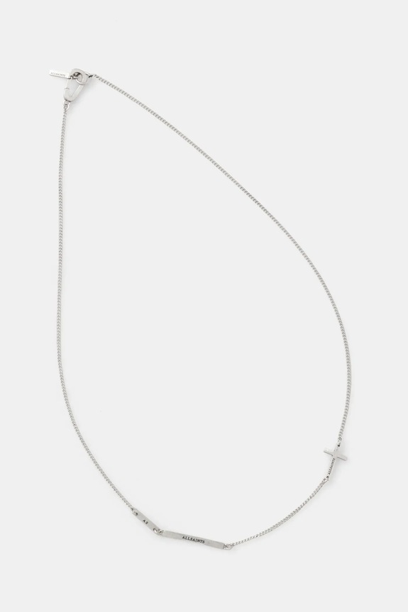AllSaints colier argintiu 37501871SLV041