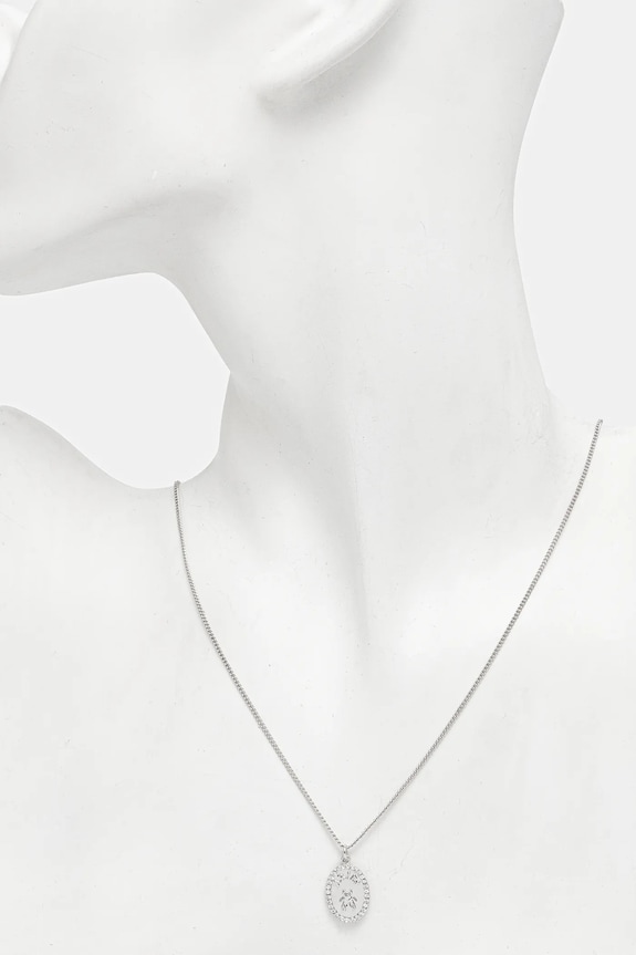 Aries collana Chain Necklace With Fly Paved Pendants AR9020603 argento SS25