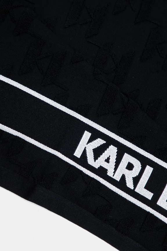 Akcesoria Karl Lagerfeld ręcznik bawełniany A1W43001 czarny