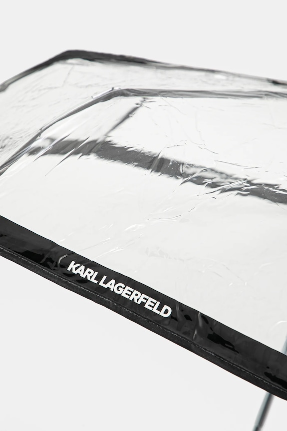 Deštník Karl Lagerfeld K/ESSENTIAL A1W50058 bílá SS25